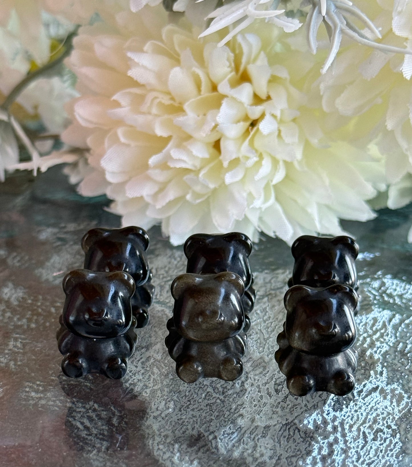 Obsidian mini carvings