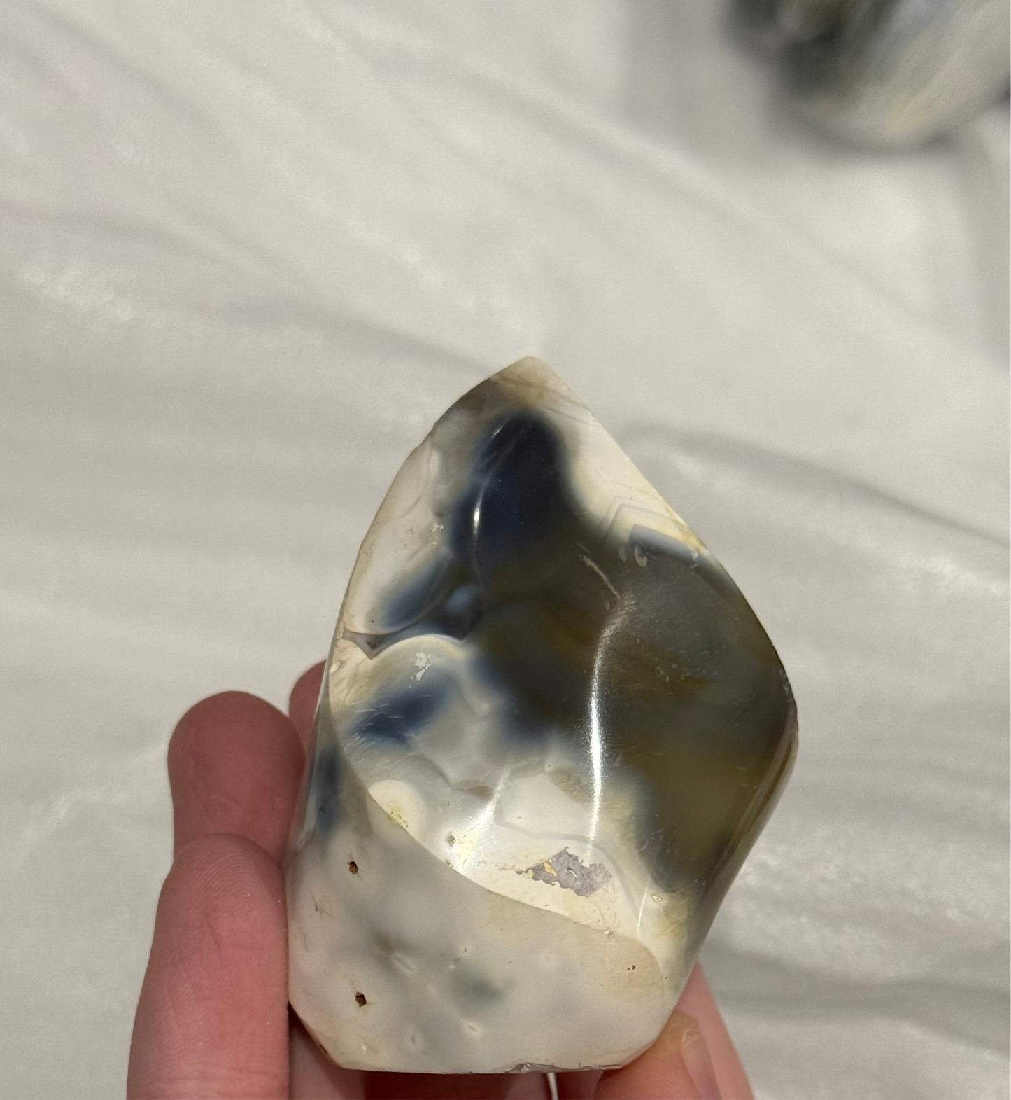 Orca Agate Flames