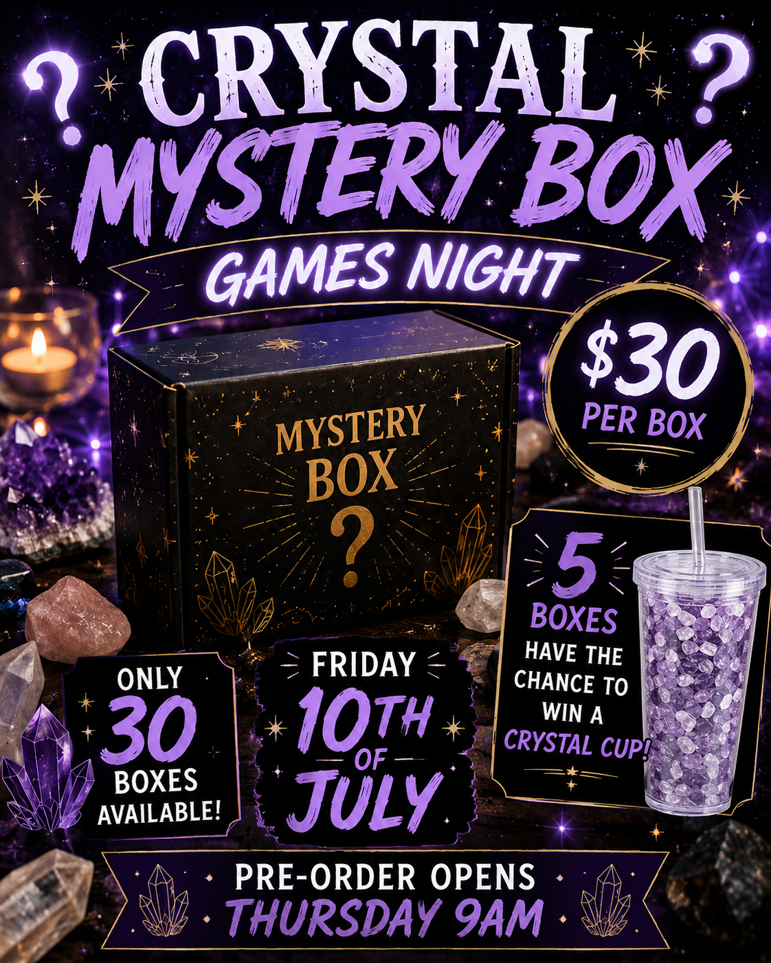 Sam turns 30 box!