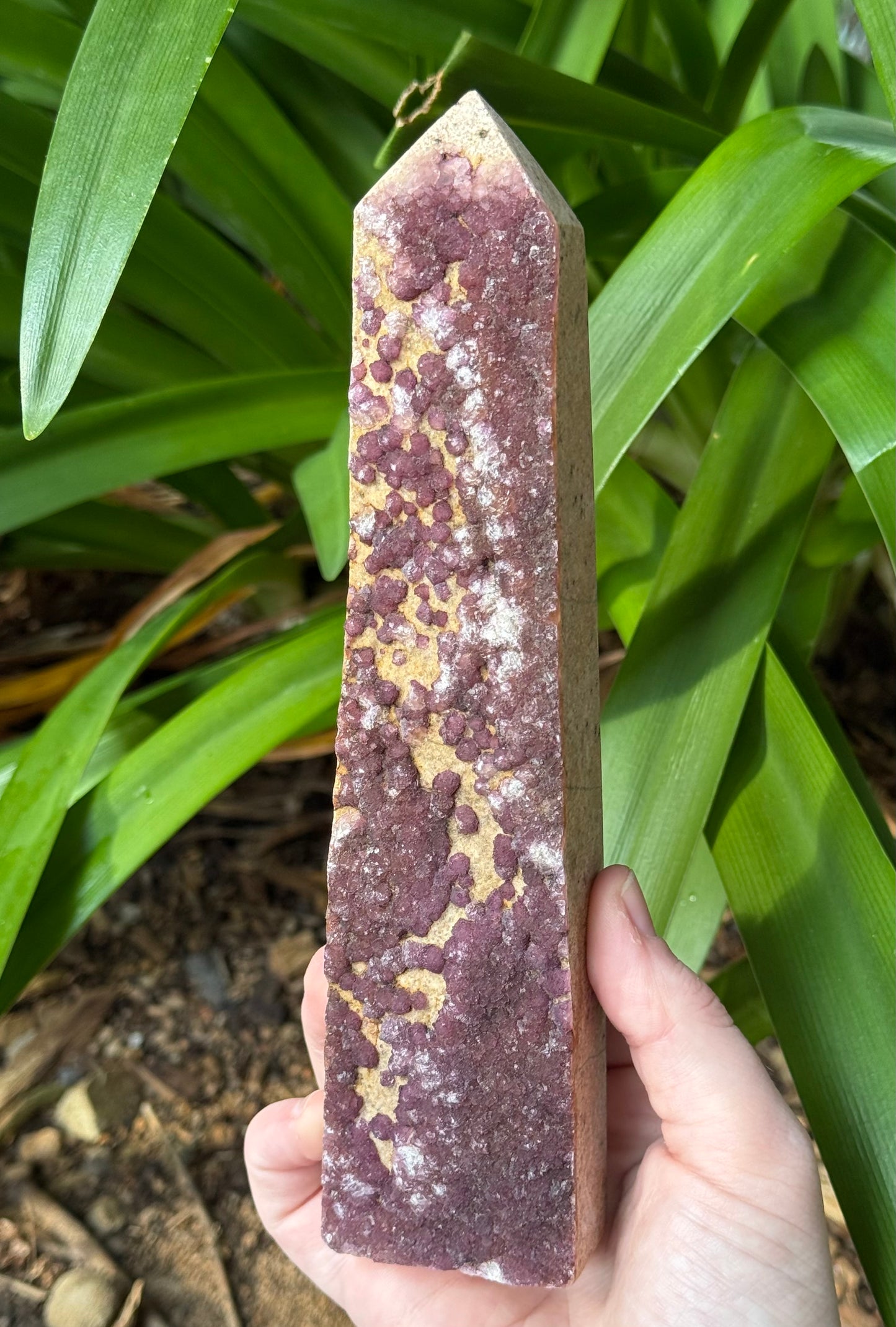 Raw Fluorite on Matrix Towers