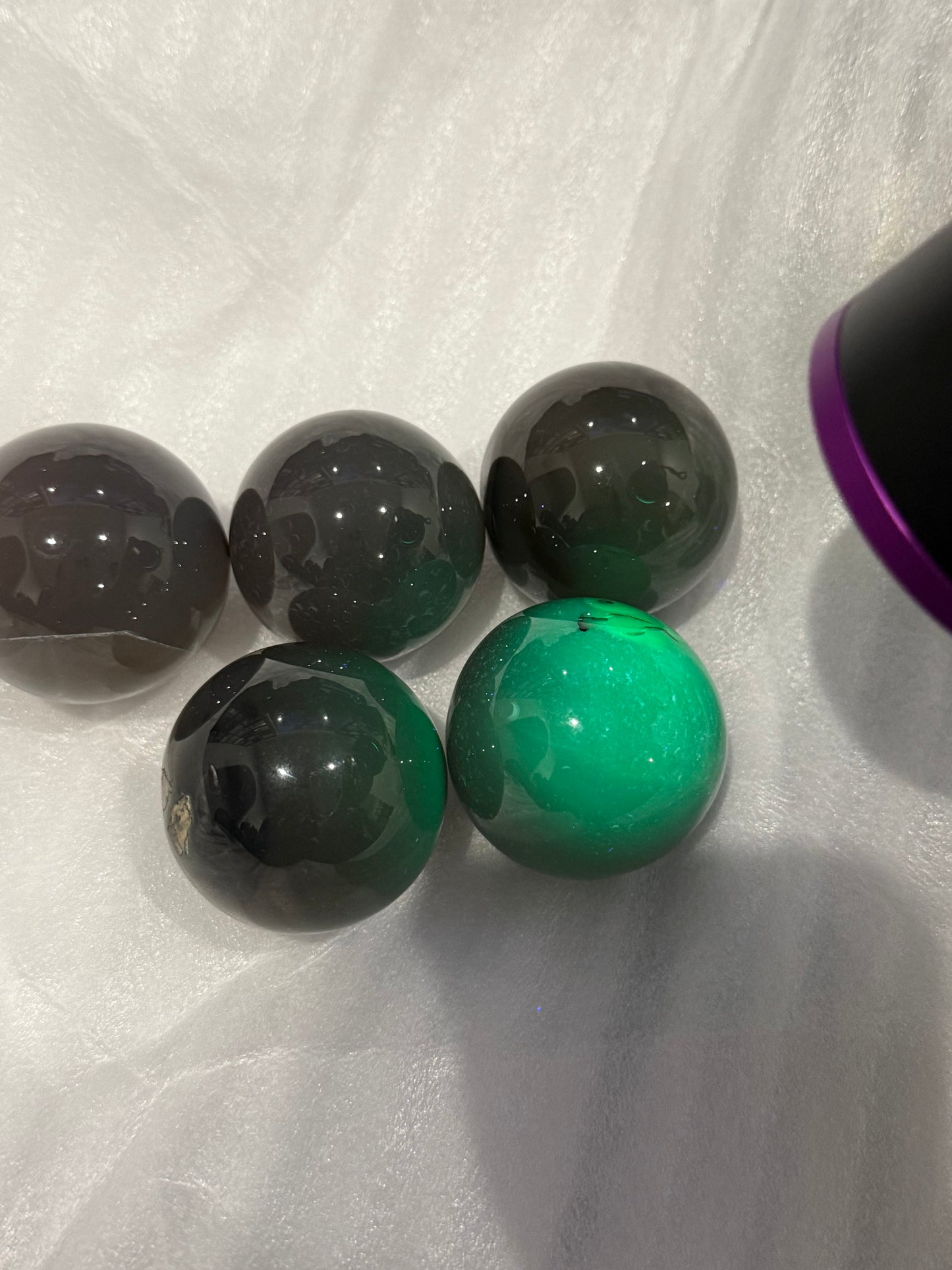 Volcano Agate Spheres