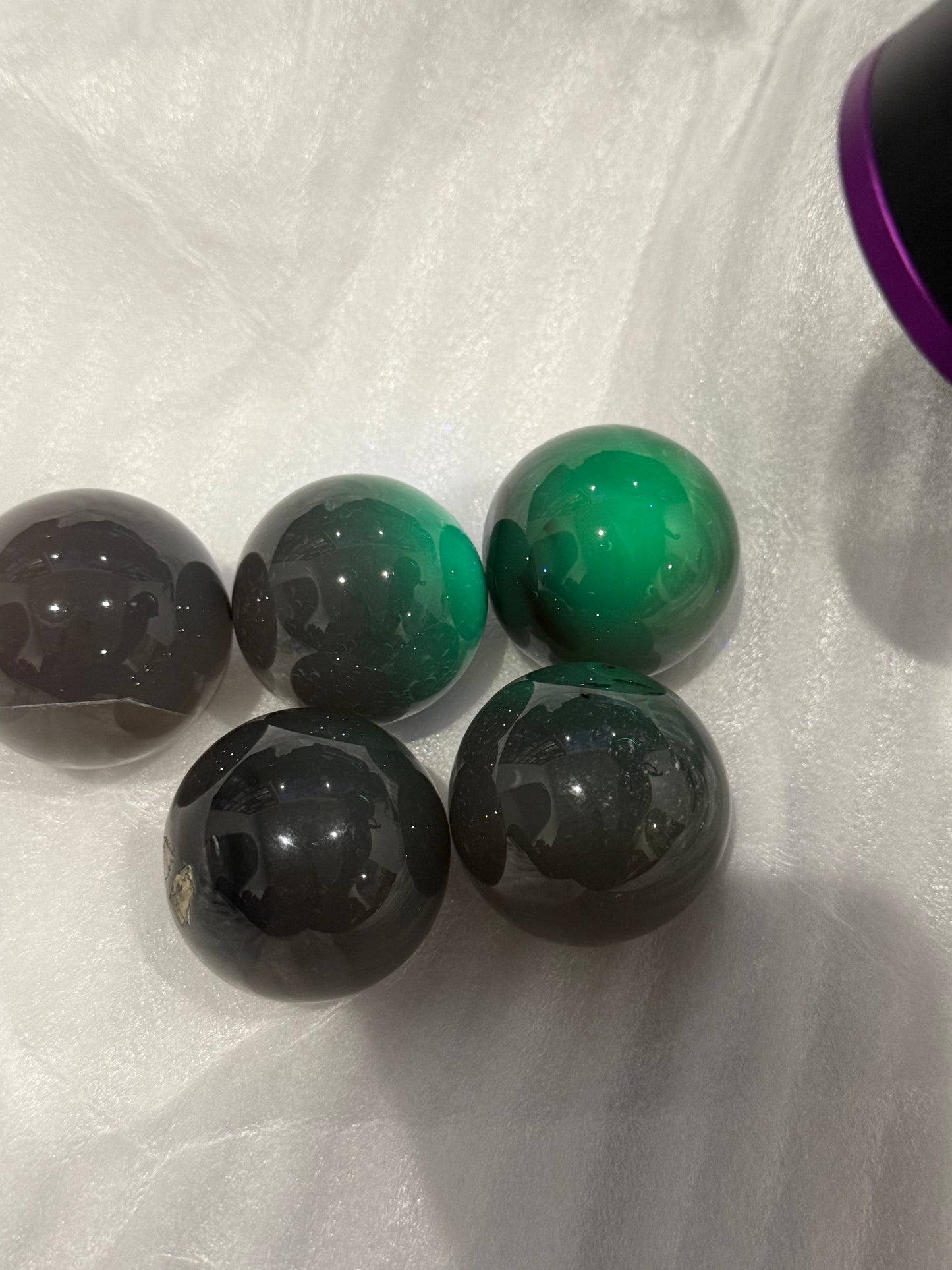 Volcano Agate Spheres