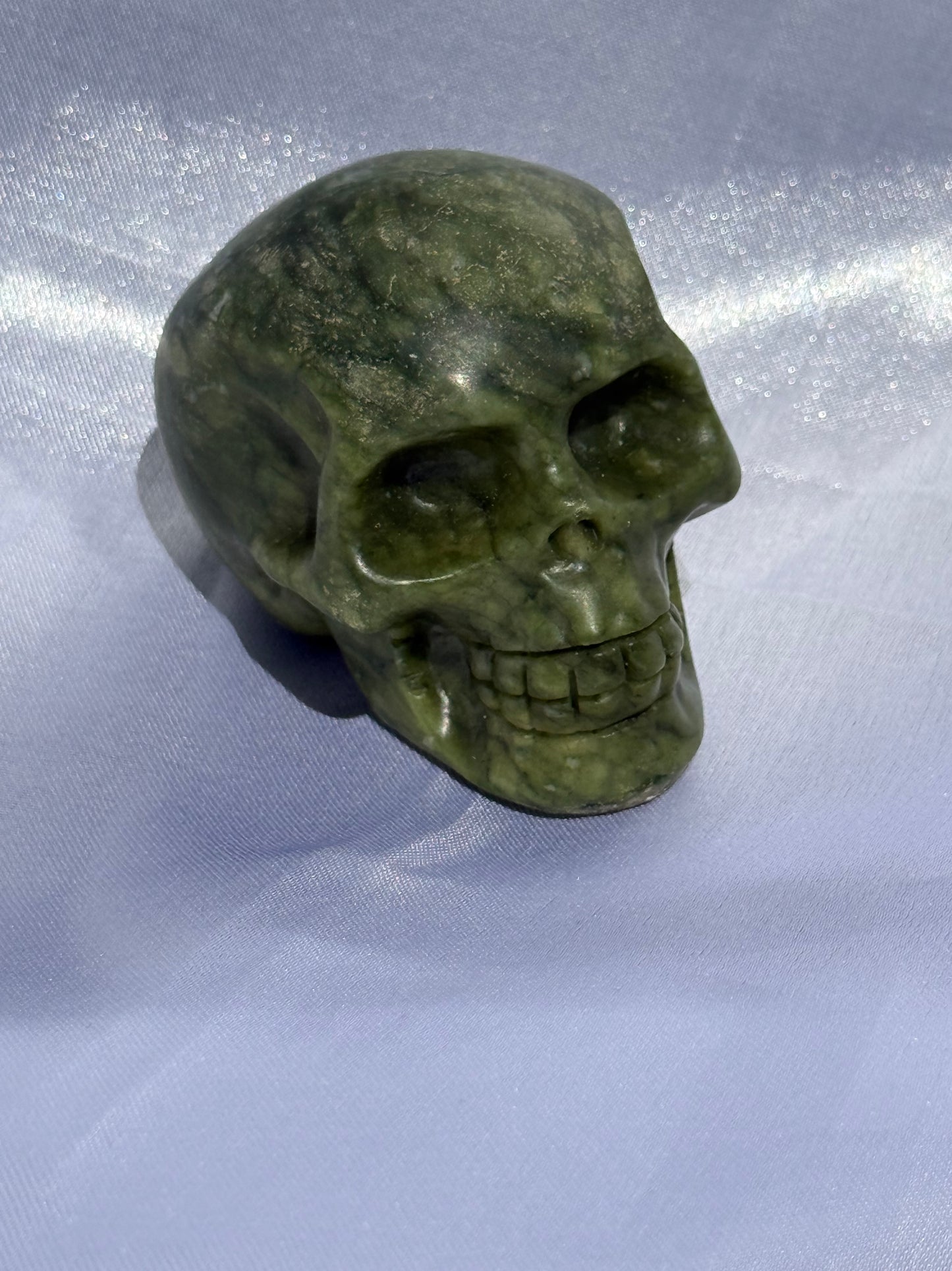 Green Jade Skull