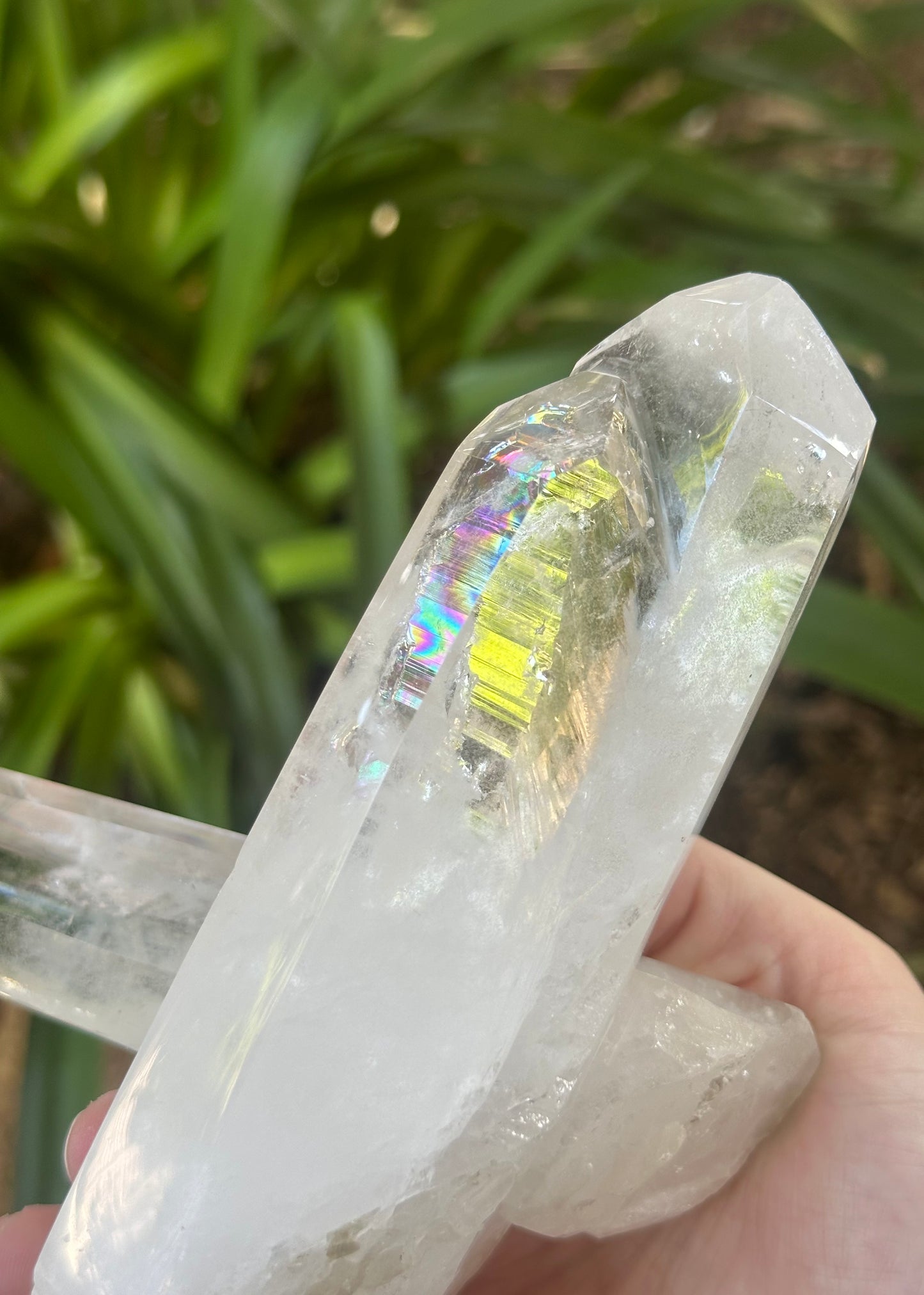 Double Point High Grade Clear Quartz