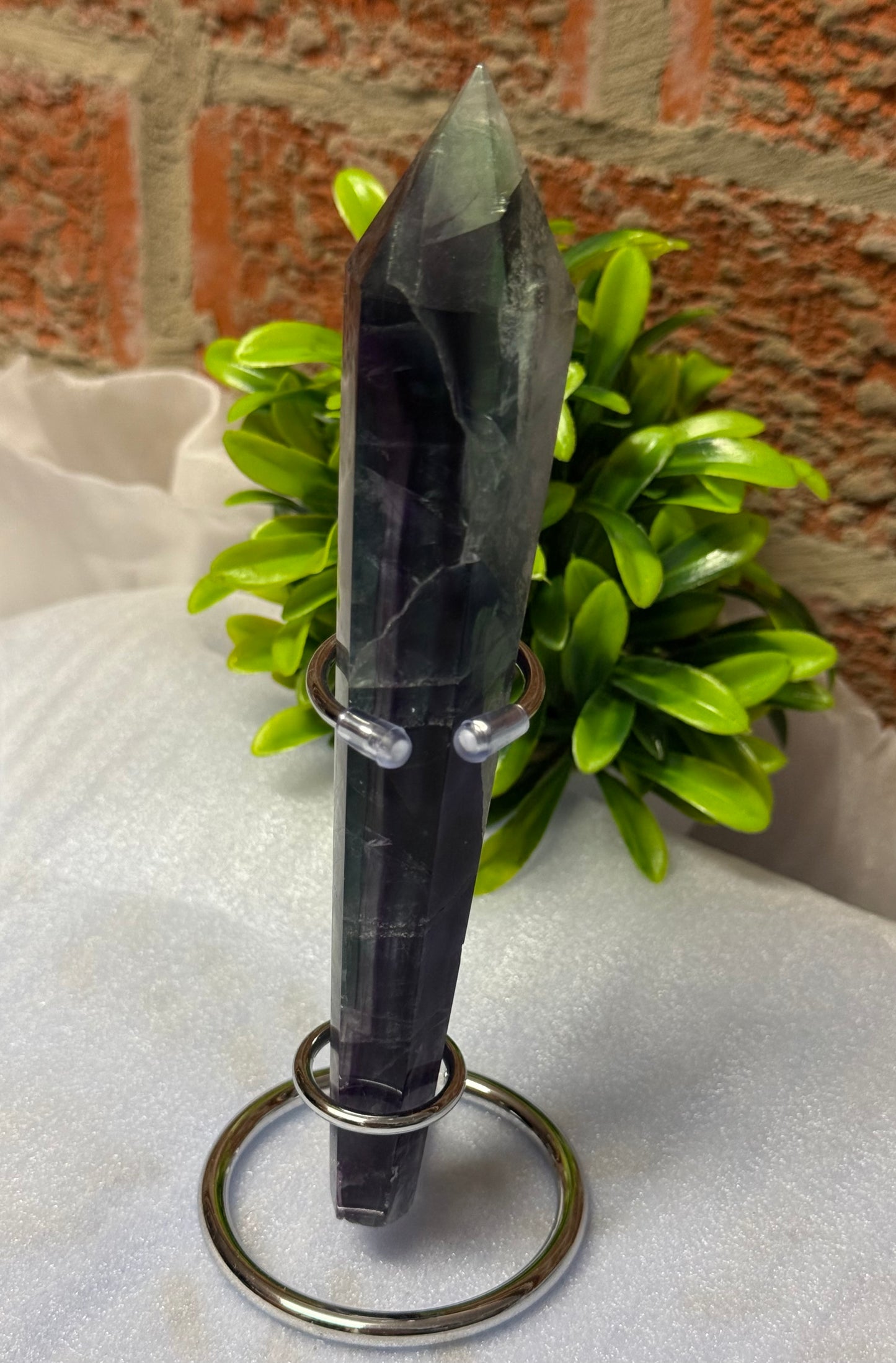 Fluorite Wands on stand