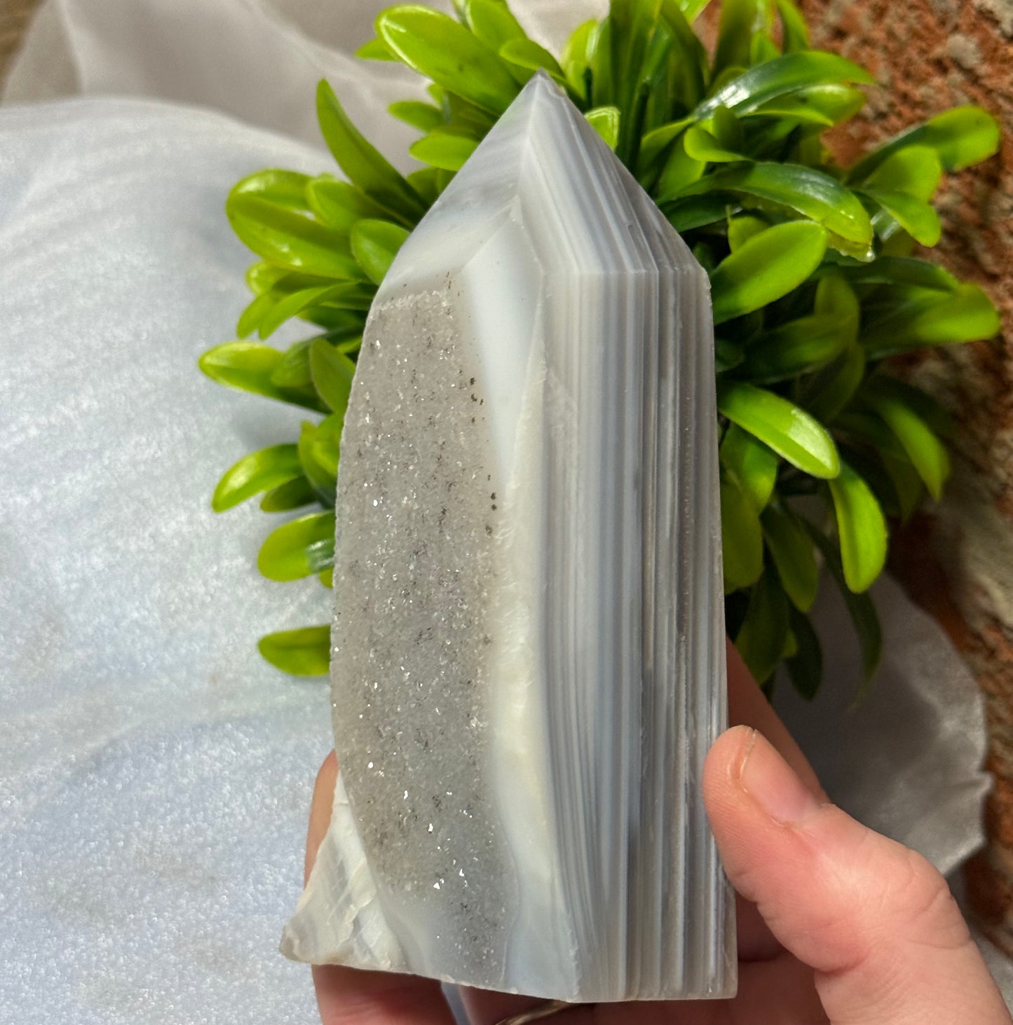 Brazil Druzy Agate towers