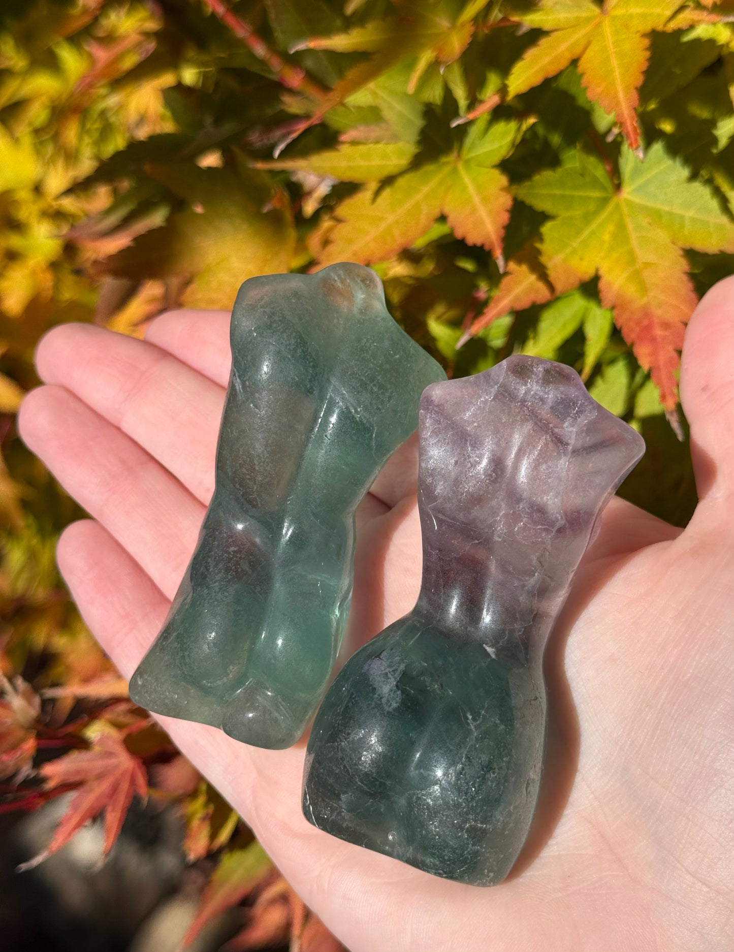 Fluorite Lady and Man Set