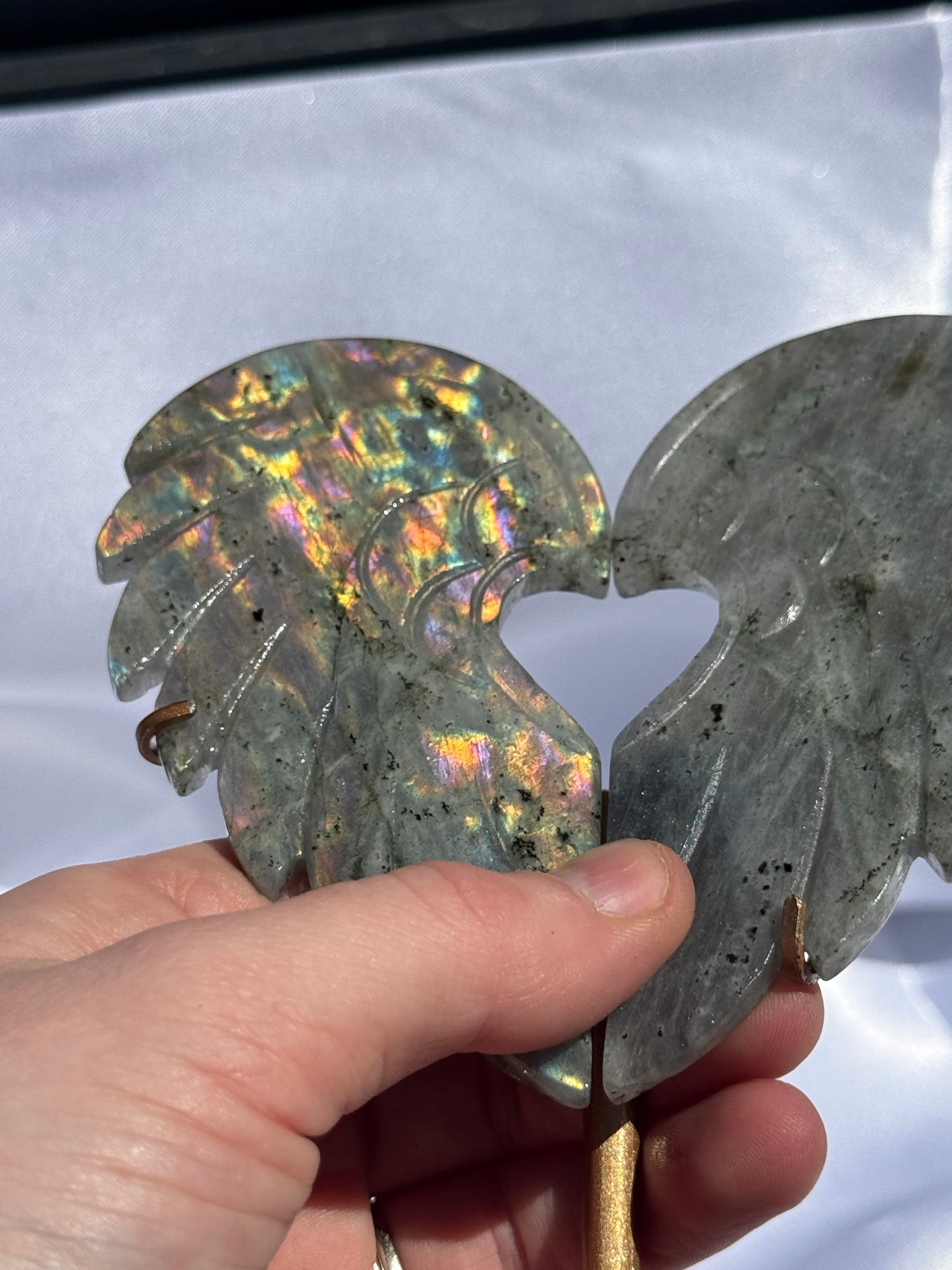 Heart Shaped Wings on Stand