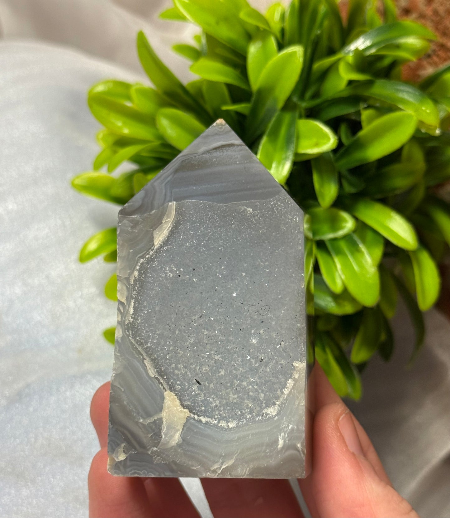 Brazil Druzy Agate towers