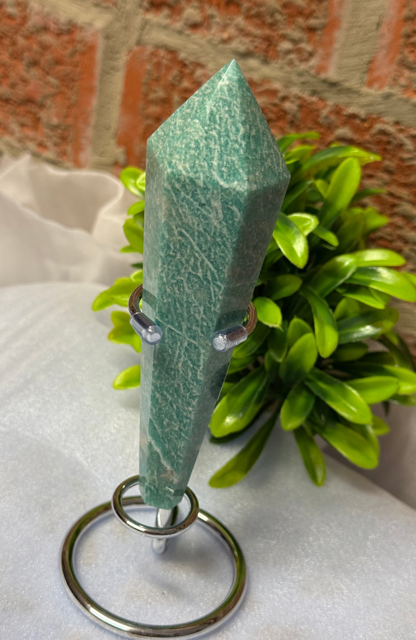 Amazonite Wand on stand