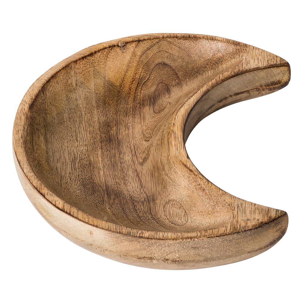 20cm Wood Moon Bowl