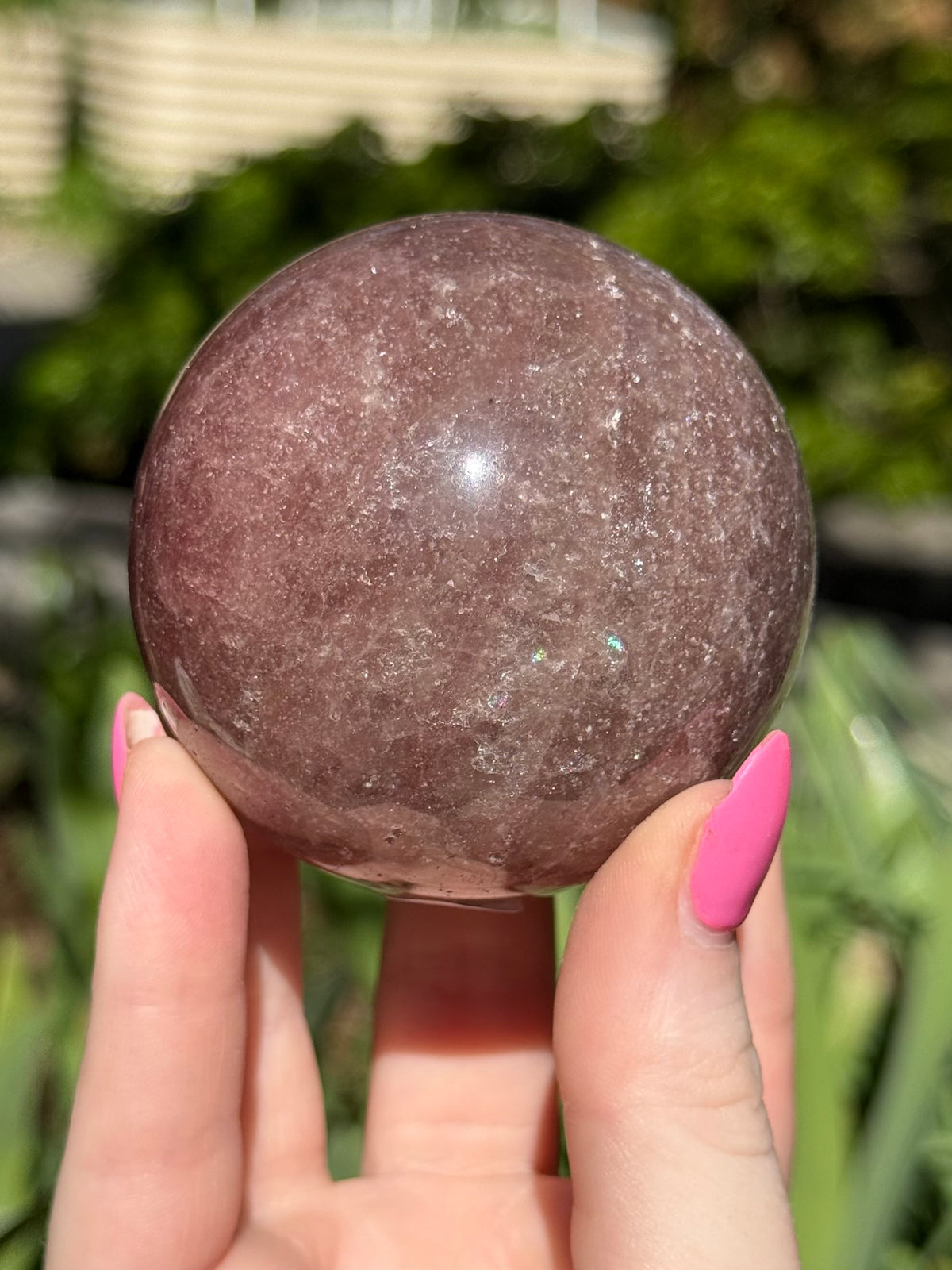 Strawberry Quartz Sphere