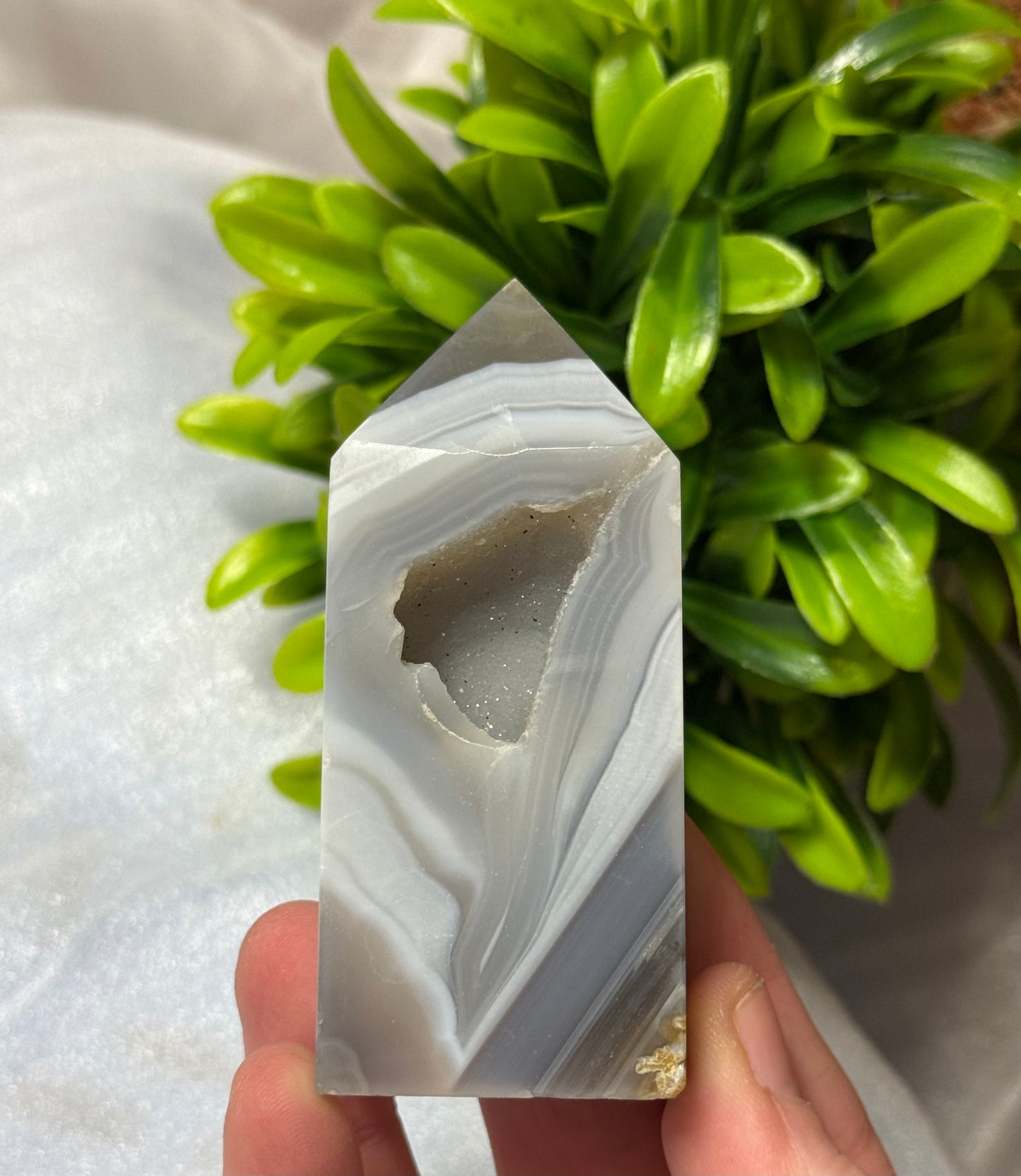 Brazil Druzy Agate towers
