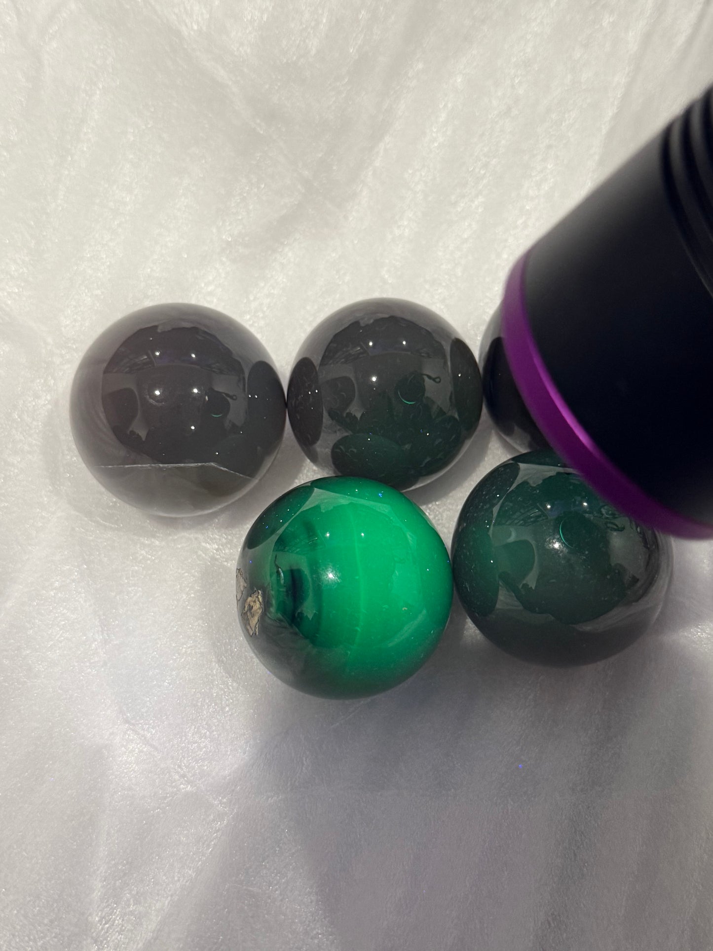 Volcano Agate Spheres