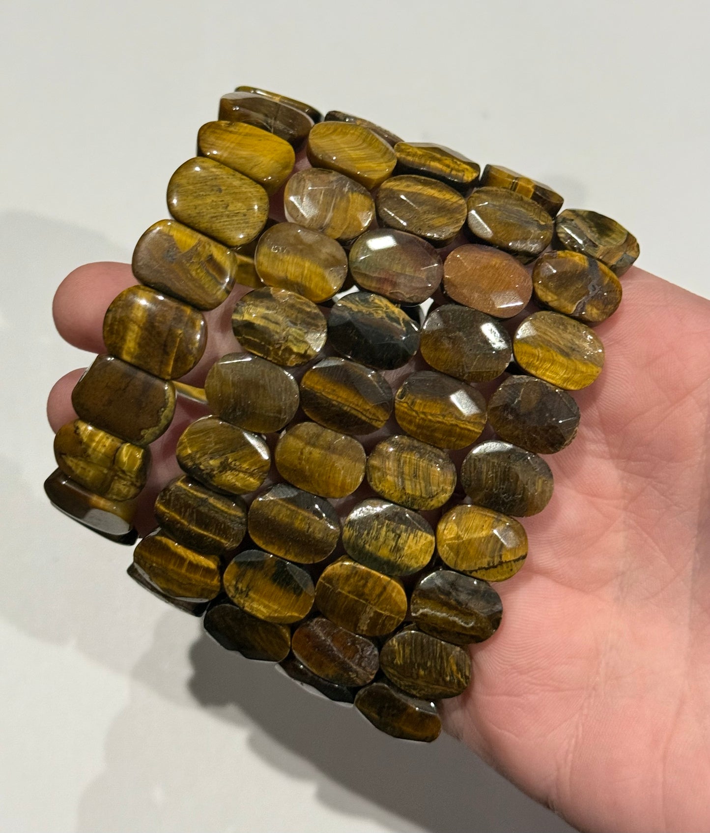 Oval Faceted Bracelets