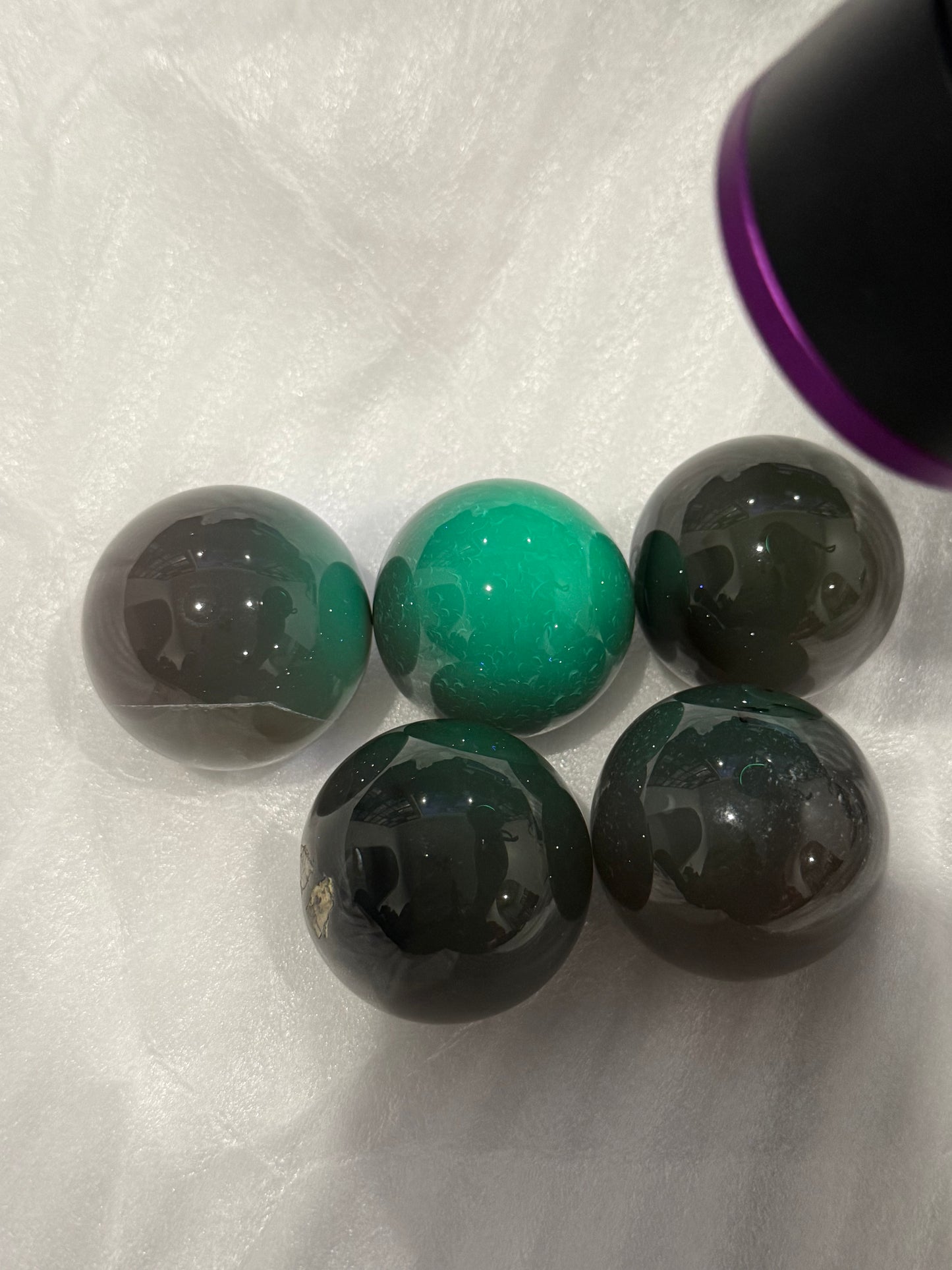 Volcano Agate Spheres