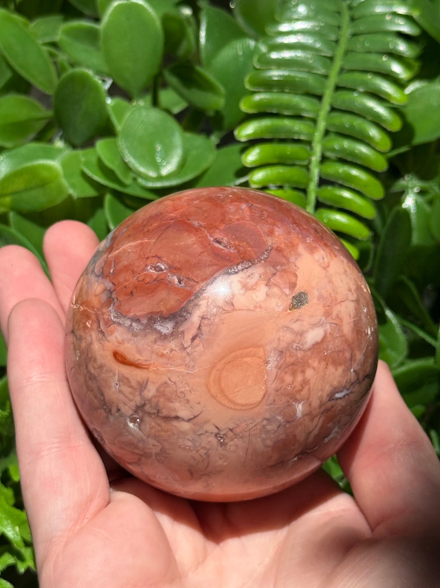 Pink Agate Spheres