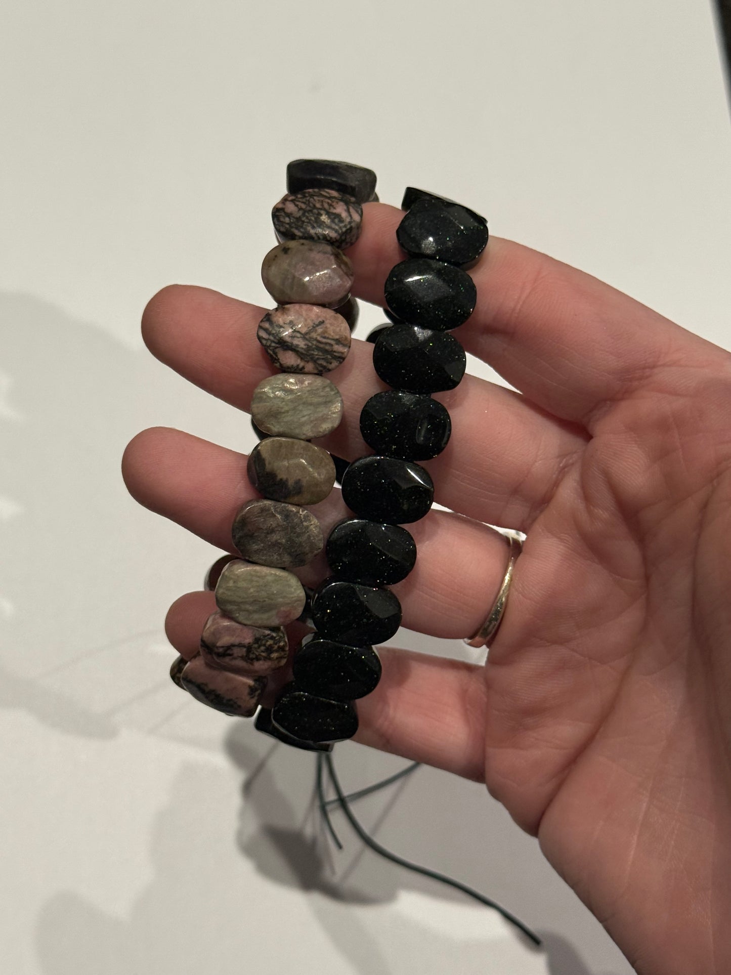 Oval Faceted Bracelets