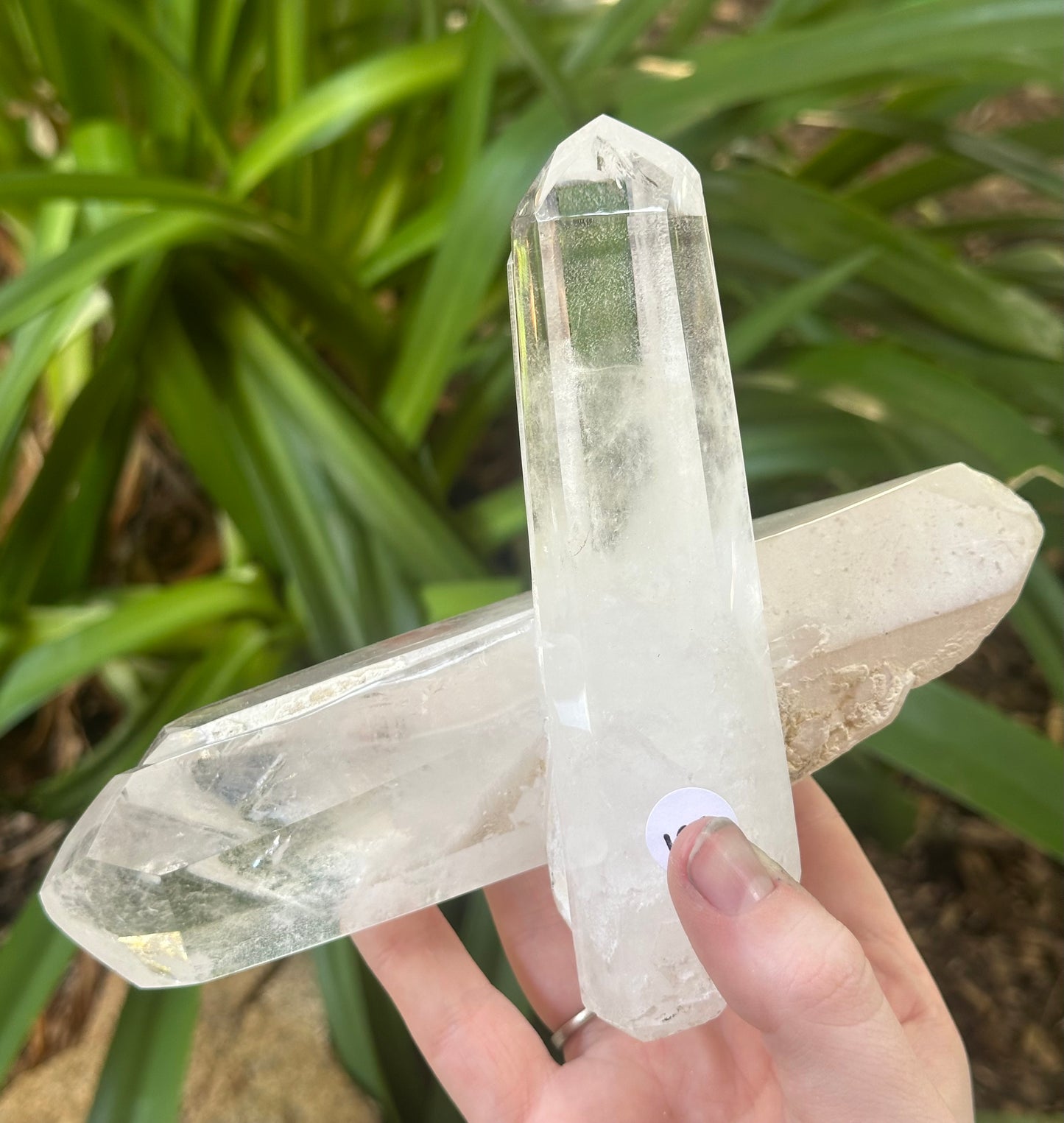 Double Point High Grade Clear Quartz