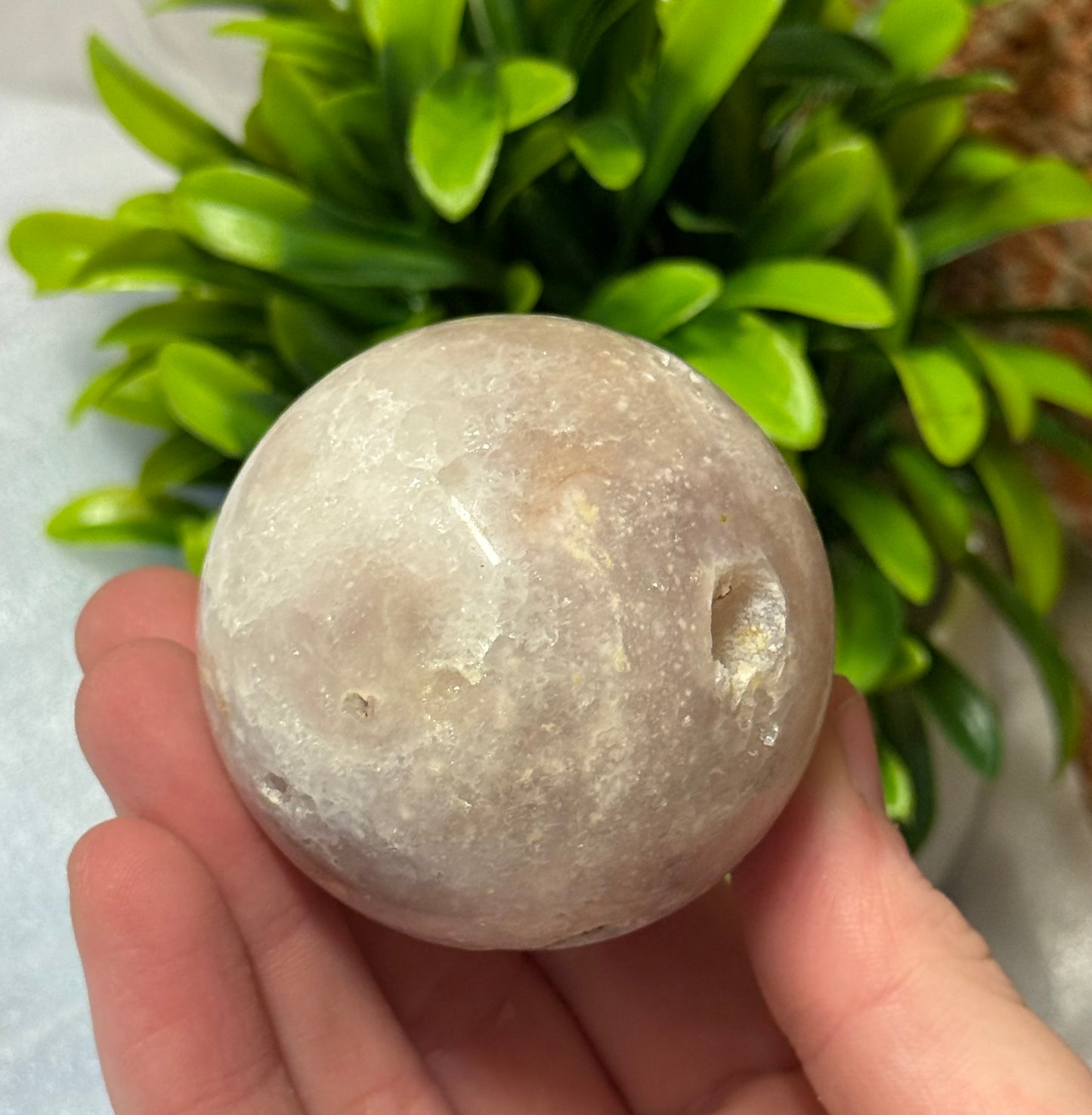 Pink Amethyst/Quartz Sphere