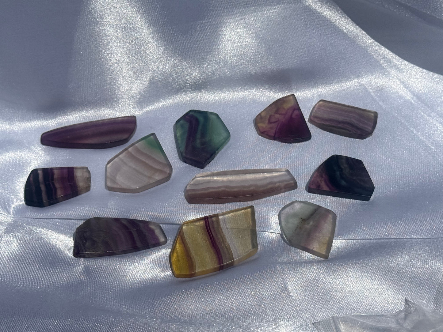 Intuitively picked mini Fluorite Slab