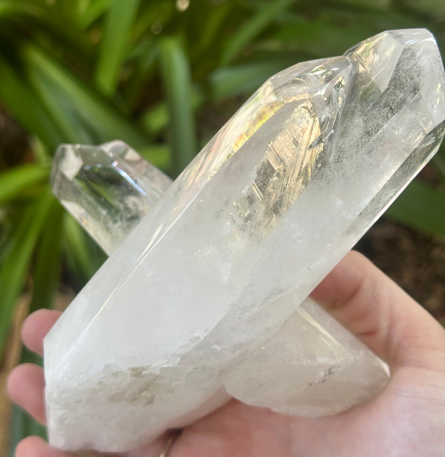 Double Point High Grade Clear Quartz