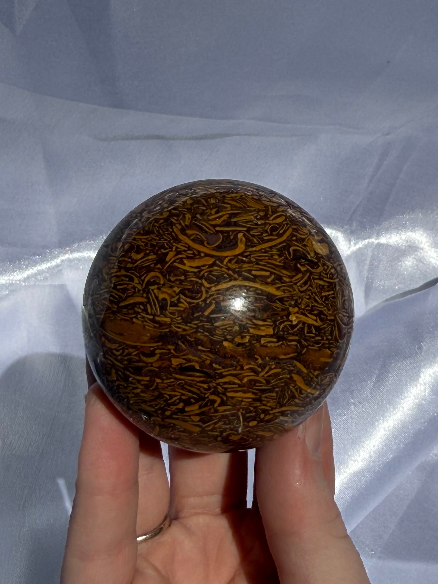 Calligraphy Jasper Sphere