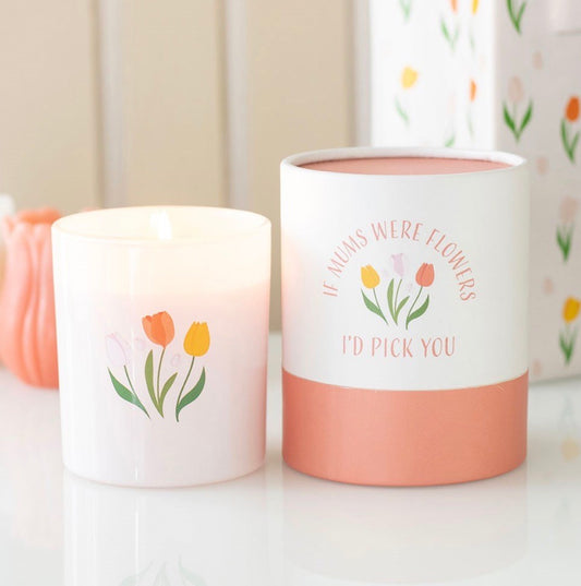 SALE! If Mums Were Flowers - French Tulip Candle
