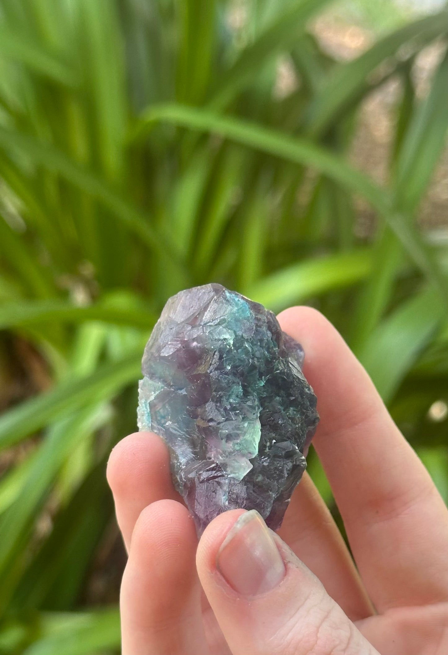 Gibbsite on Fluorite Specimen #3