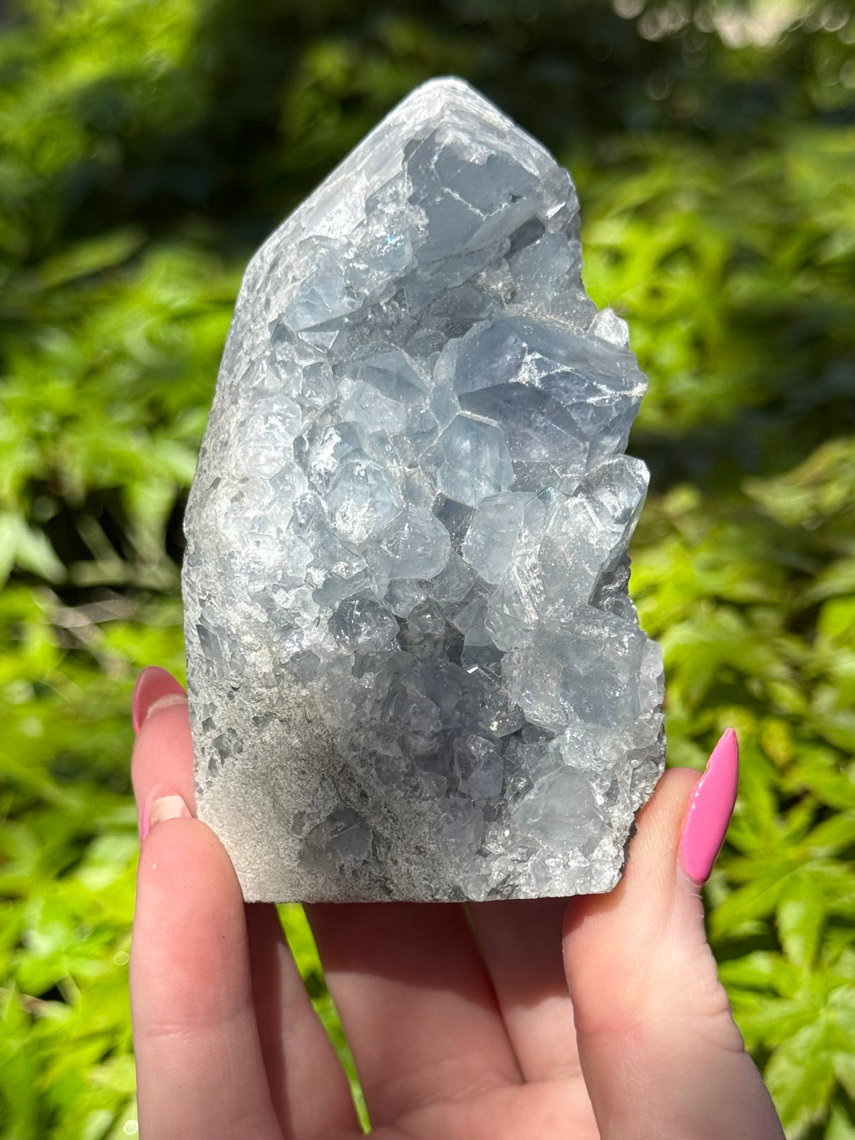 Blue Calcite Tower