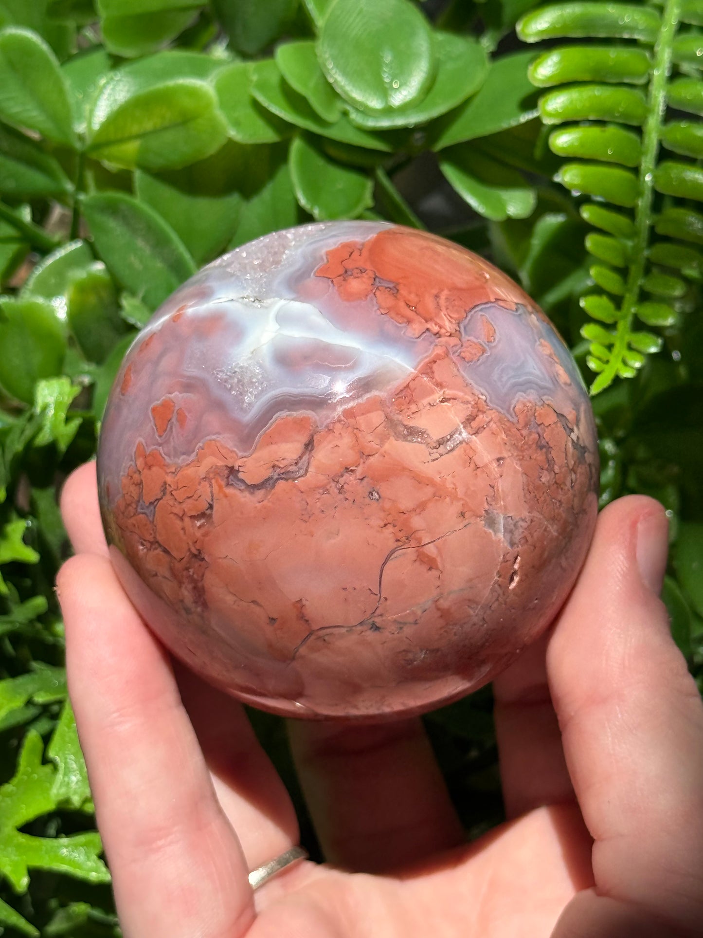 Pink Agate Spheres