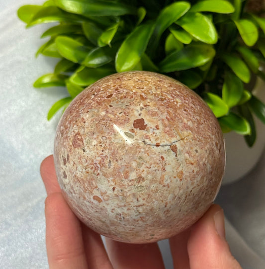 Pastel Ocean Jasper Sphere