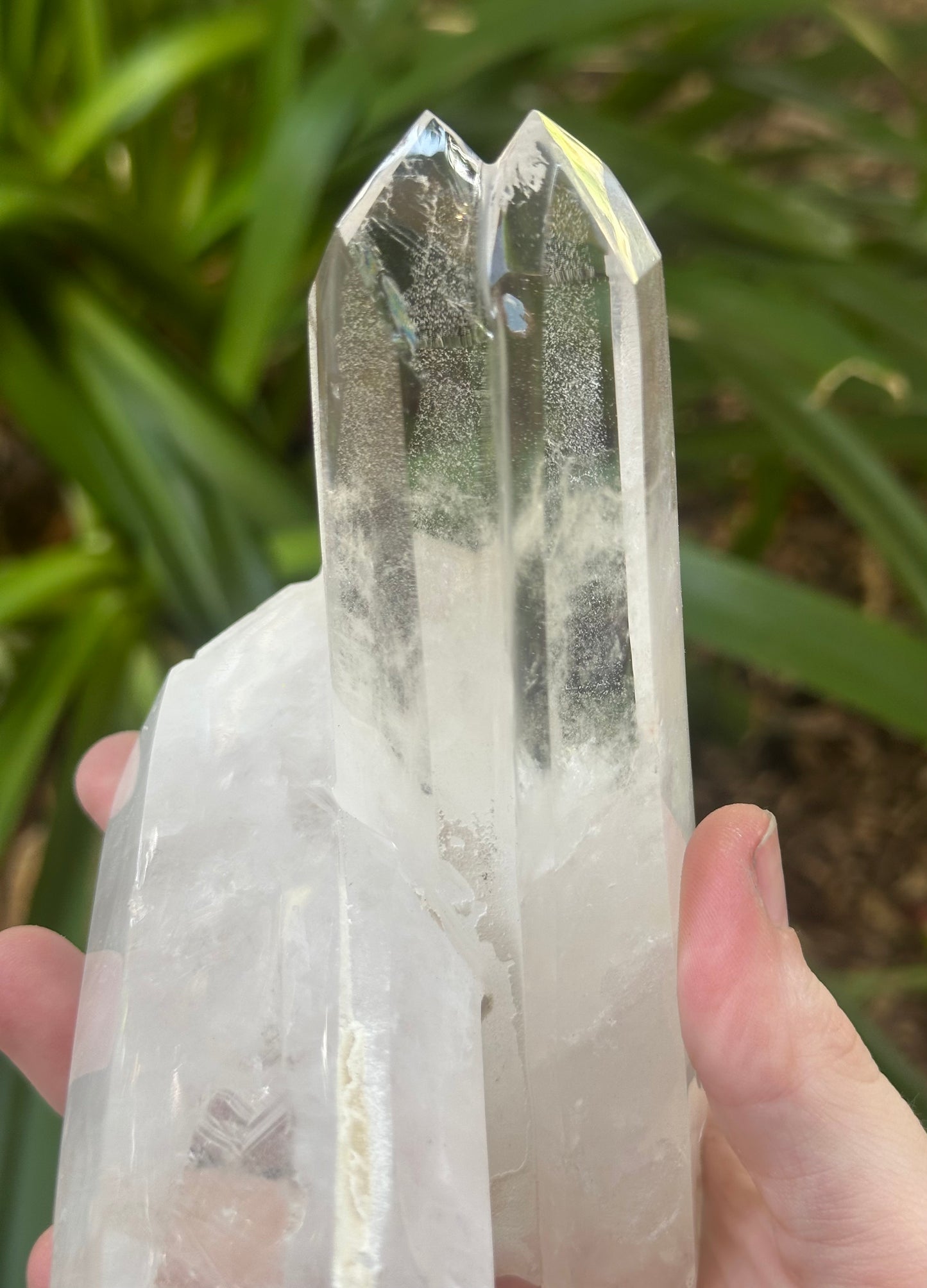 Double Point High Grade Clear Quartz