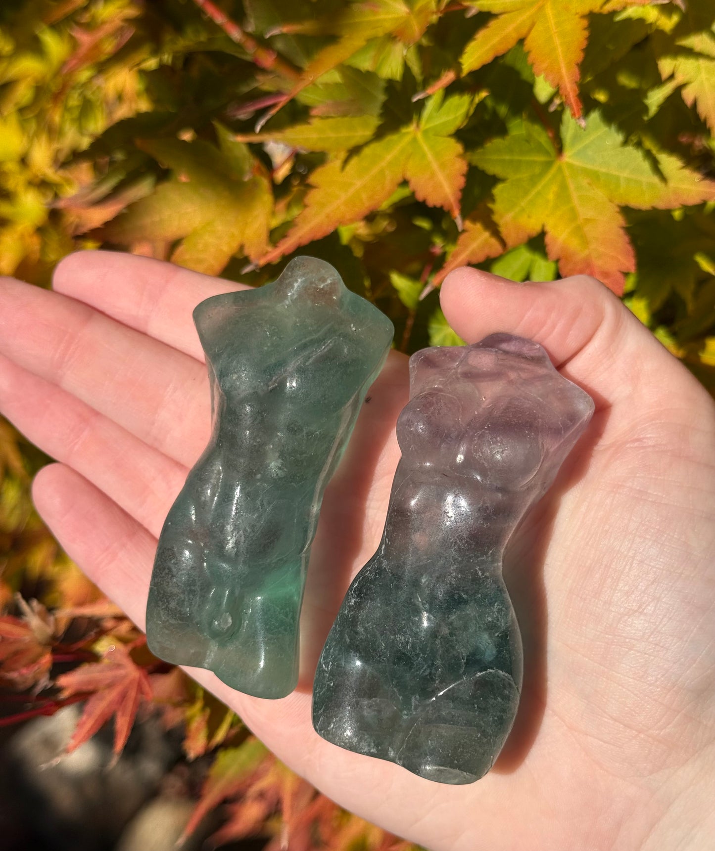 Fluorite Lady and Man Set