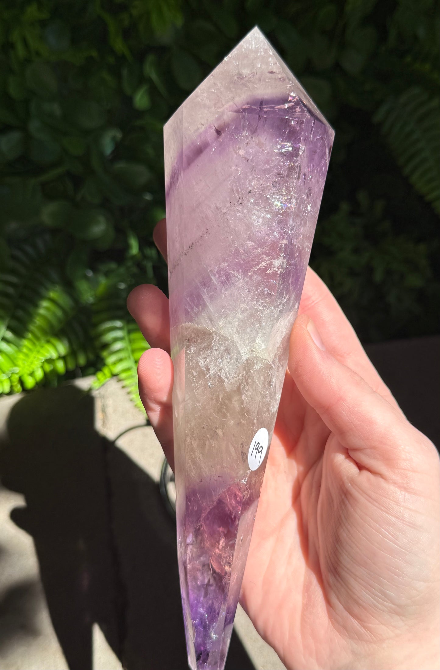 Phantom Amethyst Wand on Stand