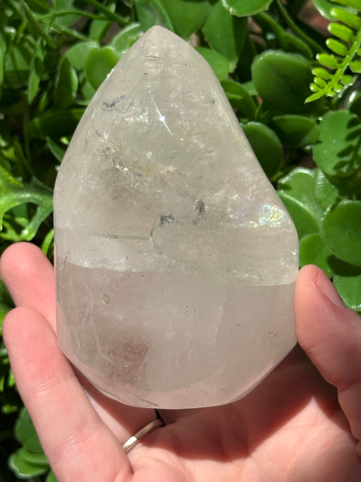 Clear Quartz Flames