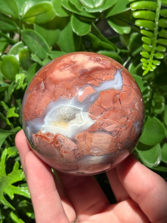Pink Agate Spheres