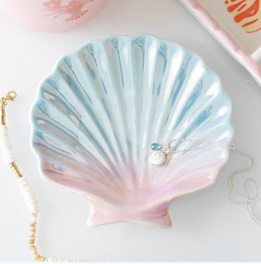 Iridescent Shell Trinket Dish