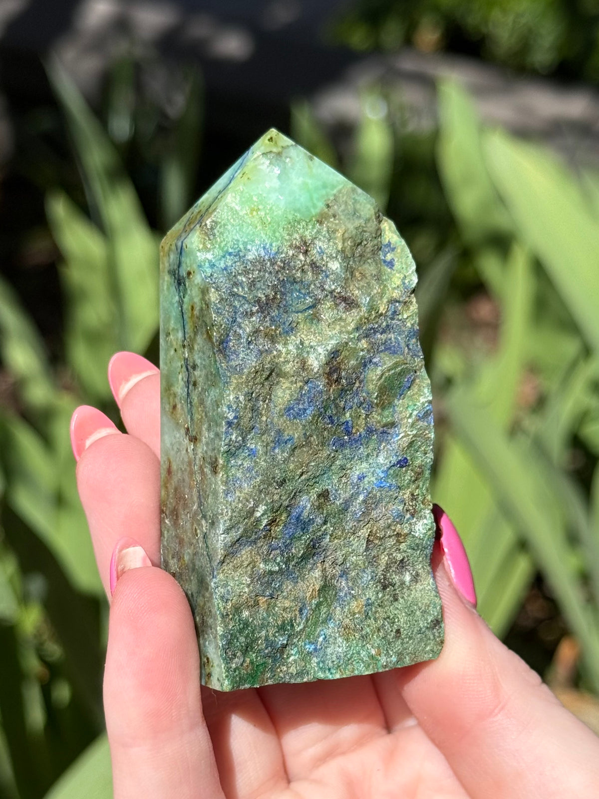 Azurite in Malachite Towers