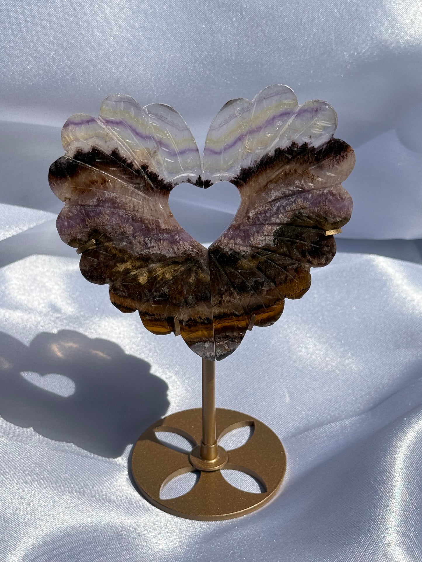 Heart Shaped Wings on Stand