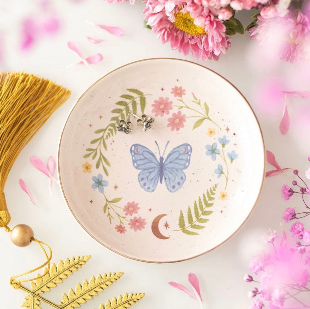 Luna Butterfly Trinket Dish