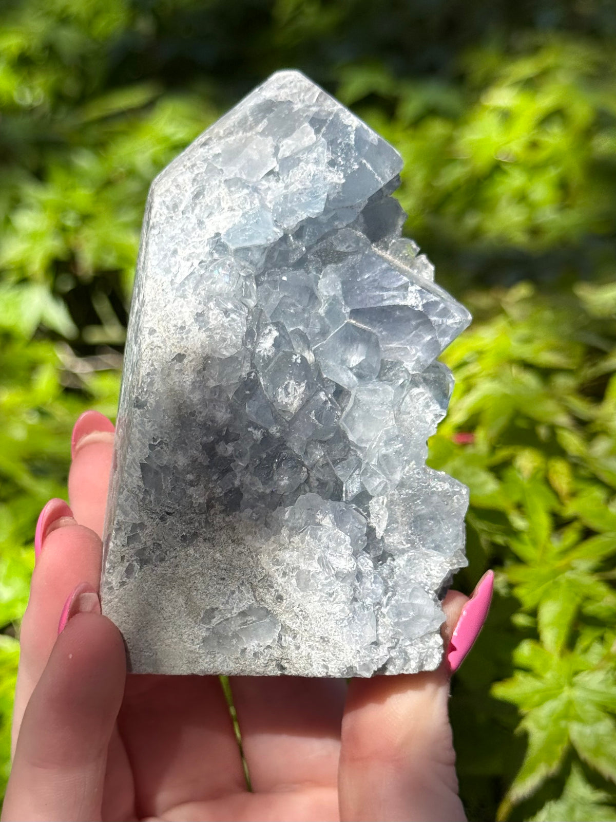 Blue Calcite Tower