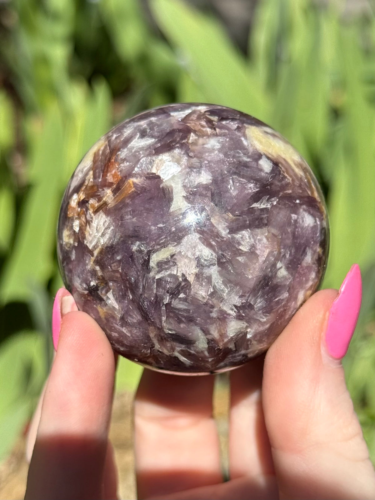 Purple Mica Spheres