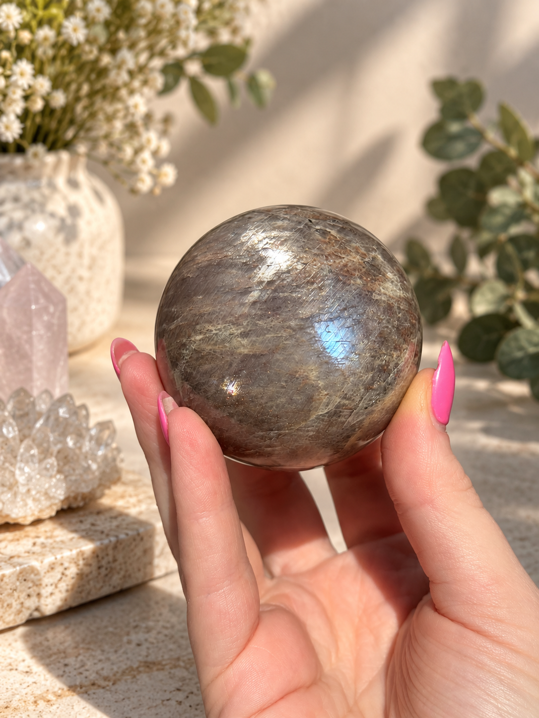 Sunstone Moonstone Spheres