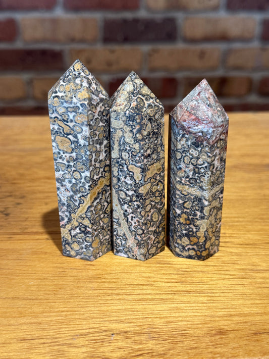 Leopard Skin Jasper Points