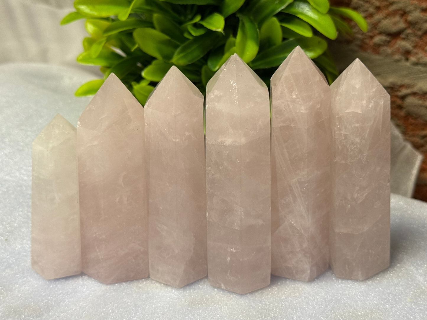 Imperfect Rose Quartz Points