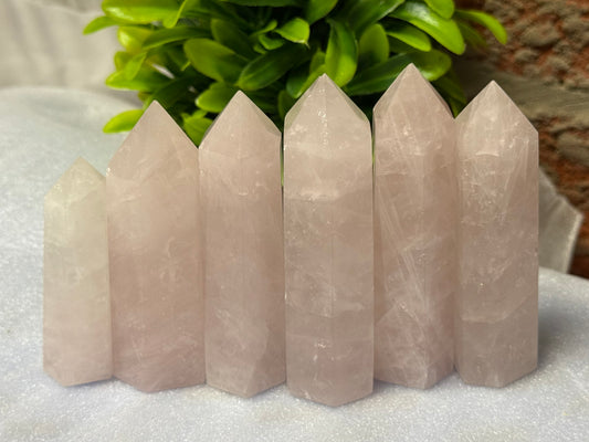 Imperfect Rose Quartz Points