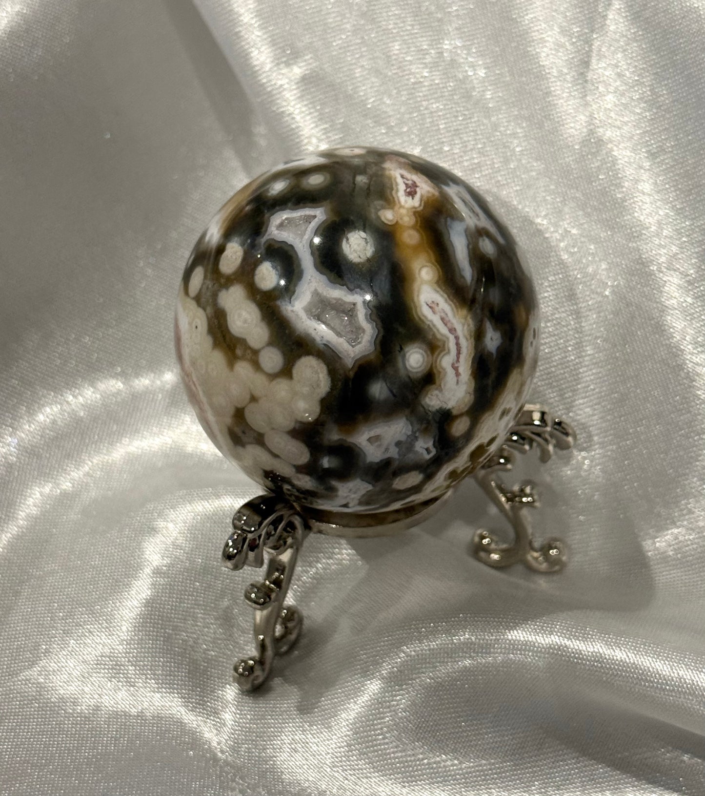 Orbital Ocean Jasper Sphere 2