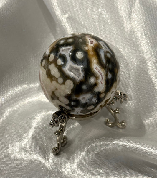 Orbital Ocean Jasper Sphere 2