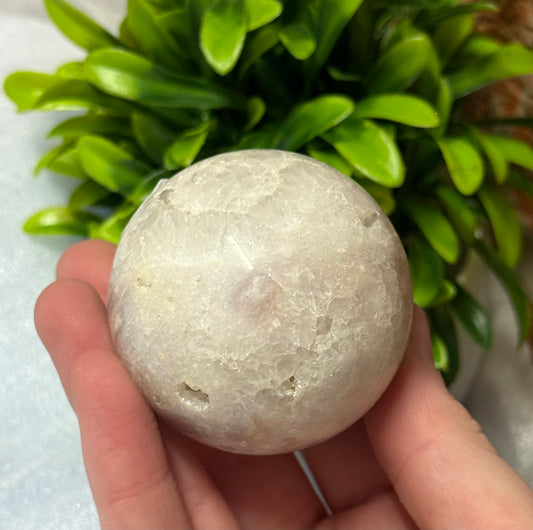 Pink Amethyst/Quartz Sphere